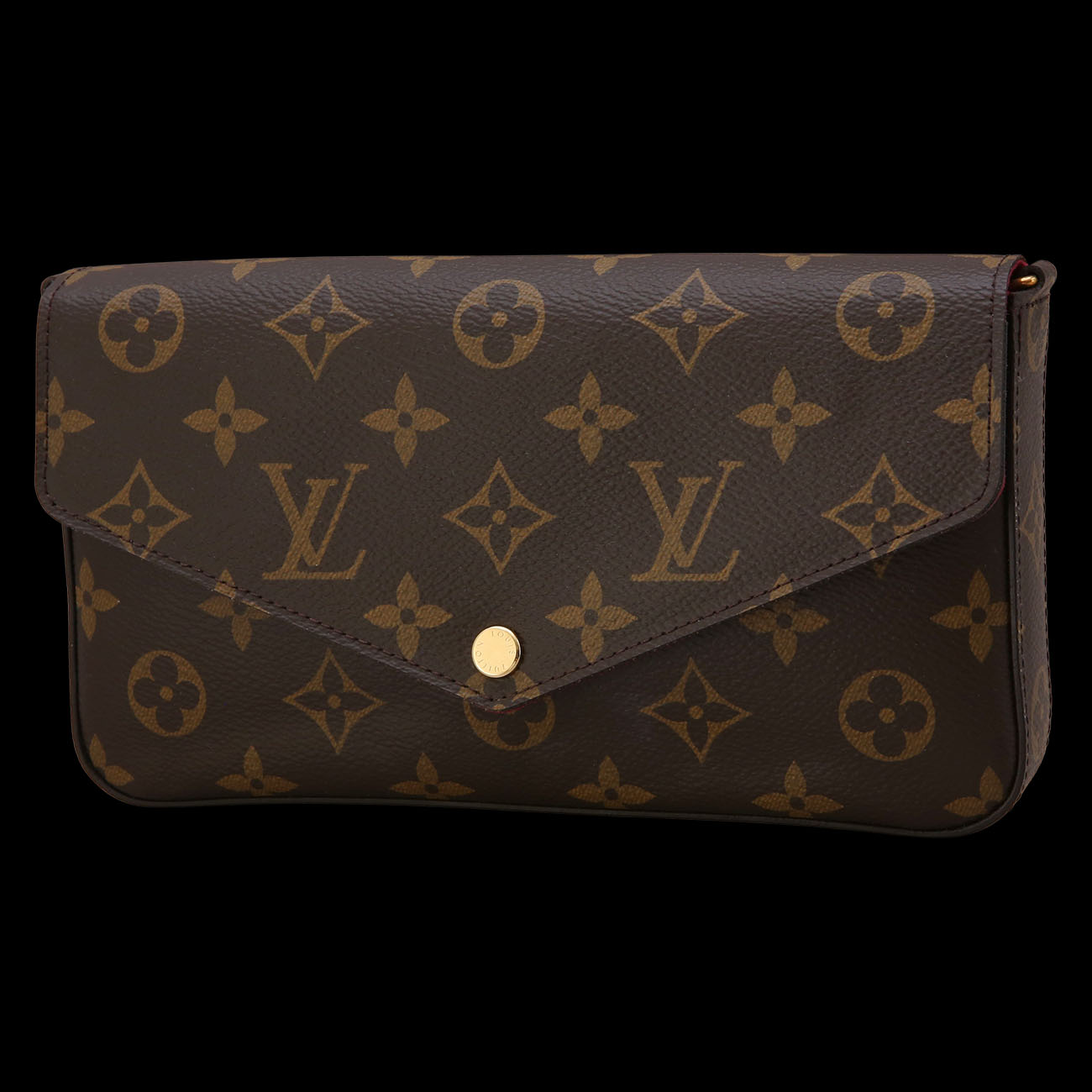 LOUIS VUITTON(USED)루이비통 모노그램 체인 월릿 크로스백
